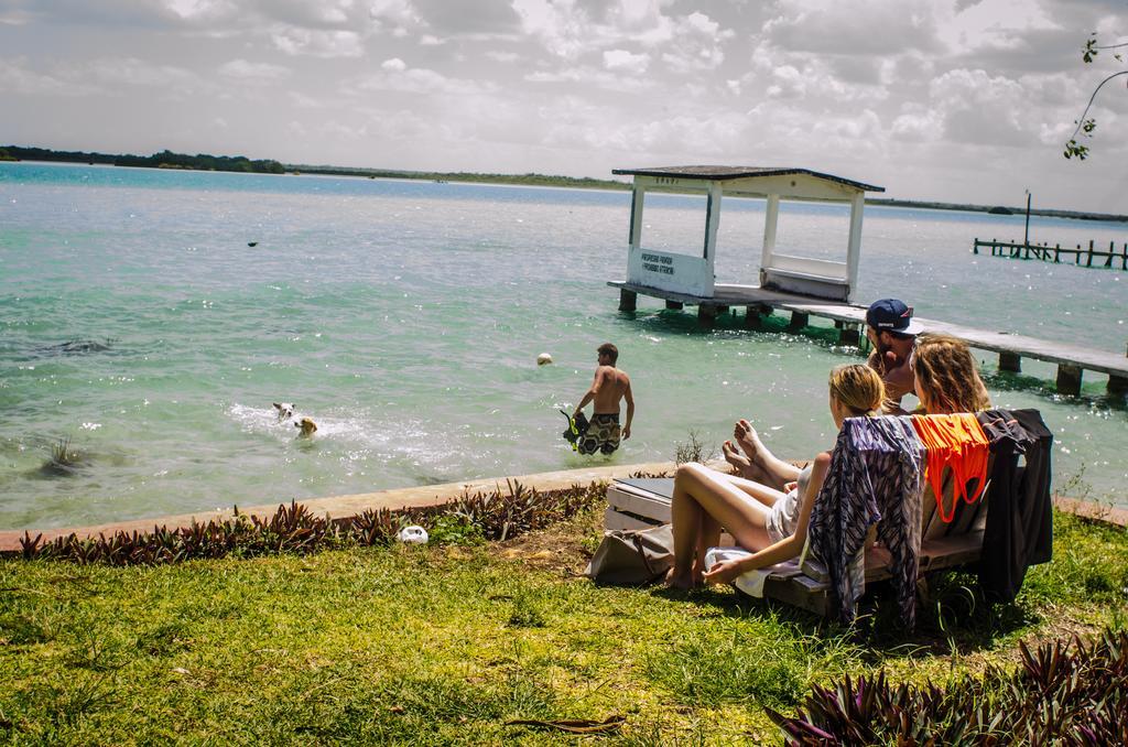Bacalar Casa Lahar Hostel ภายนอก รูปภาพ
